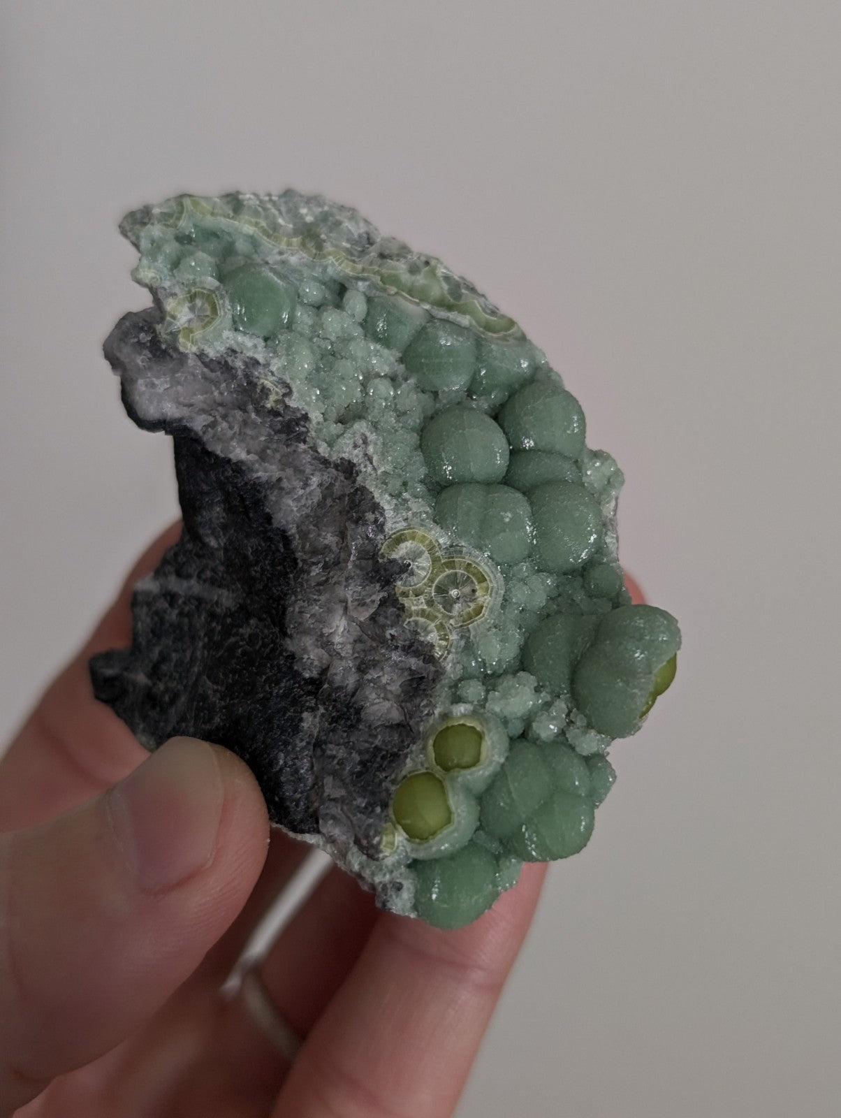 A+ Green Wavellite - Fantastic Old Stock - Mauldin Mountain, Arkansas, USA