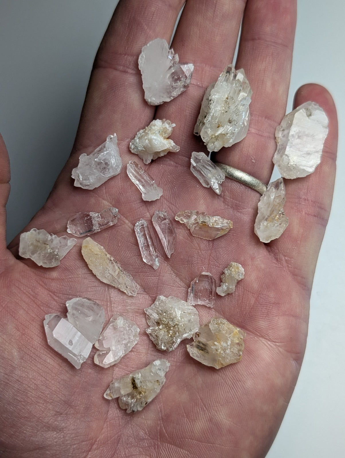 Small Solution Quartz + Cookeite, OOAK Set of x21, Saline County, Arkansas
