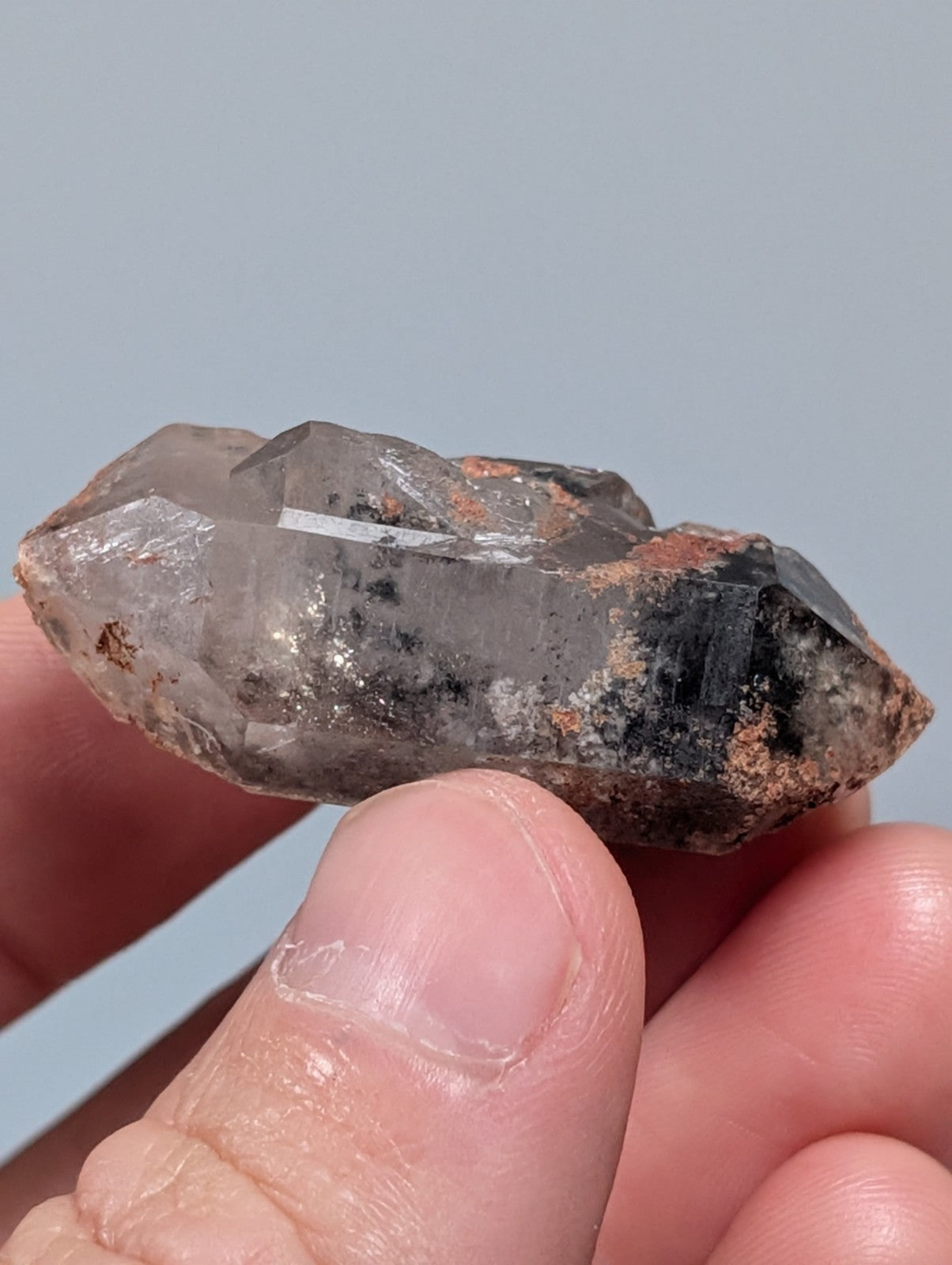 Phantom Quartz, Unique Old Stock, Montgomery County, Arkansas, Double Terminated