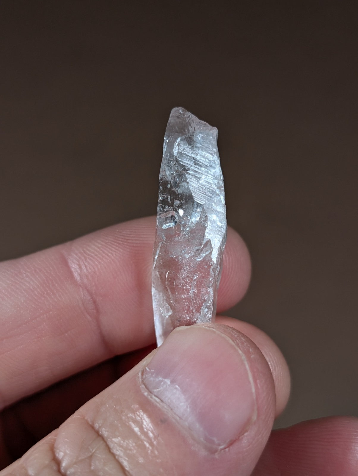 "Reverse Scepter" Quartz Crystal Point, Unique!, Garland County, Arkansas, USA