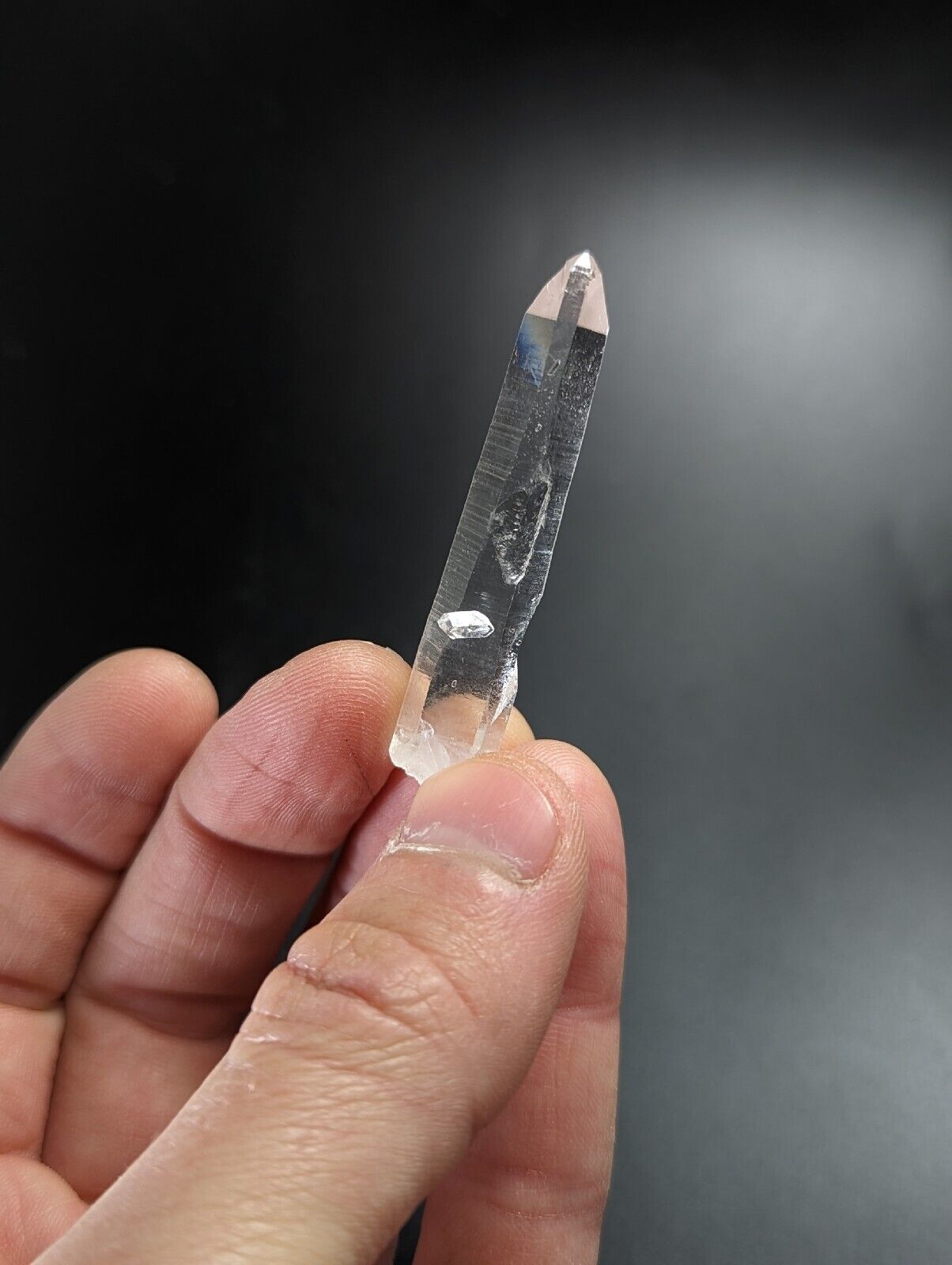 Laser Quartz Crystal Point - Montgomery County, Arkansas, ooak