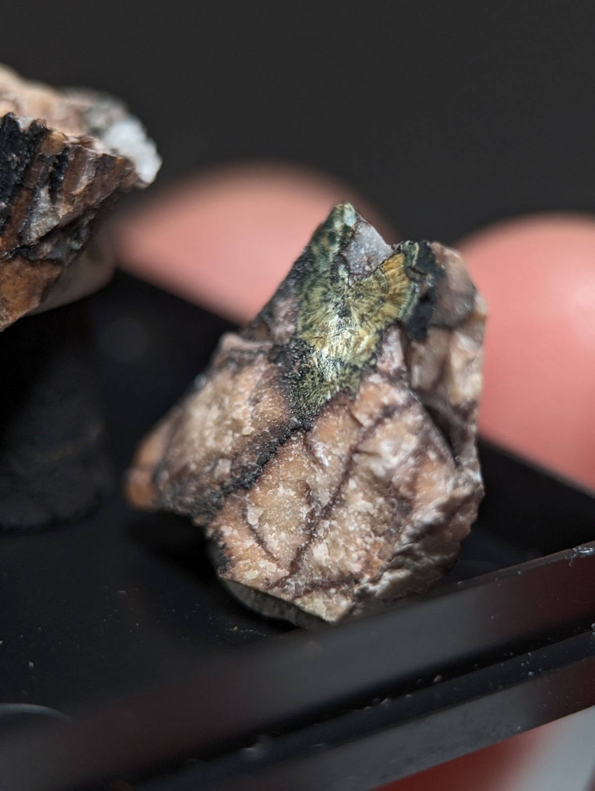 Rare Kidwellite (set of 3) - Coon Creek, Polk County, Arkansas, w/ photo case
