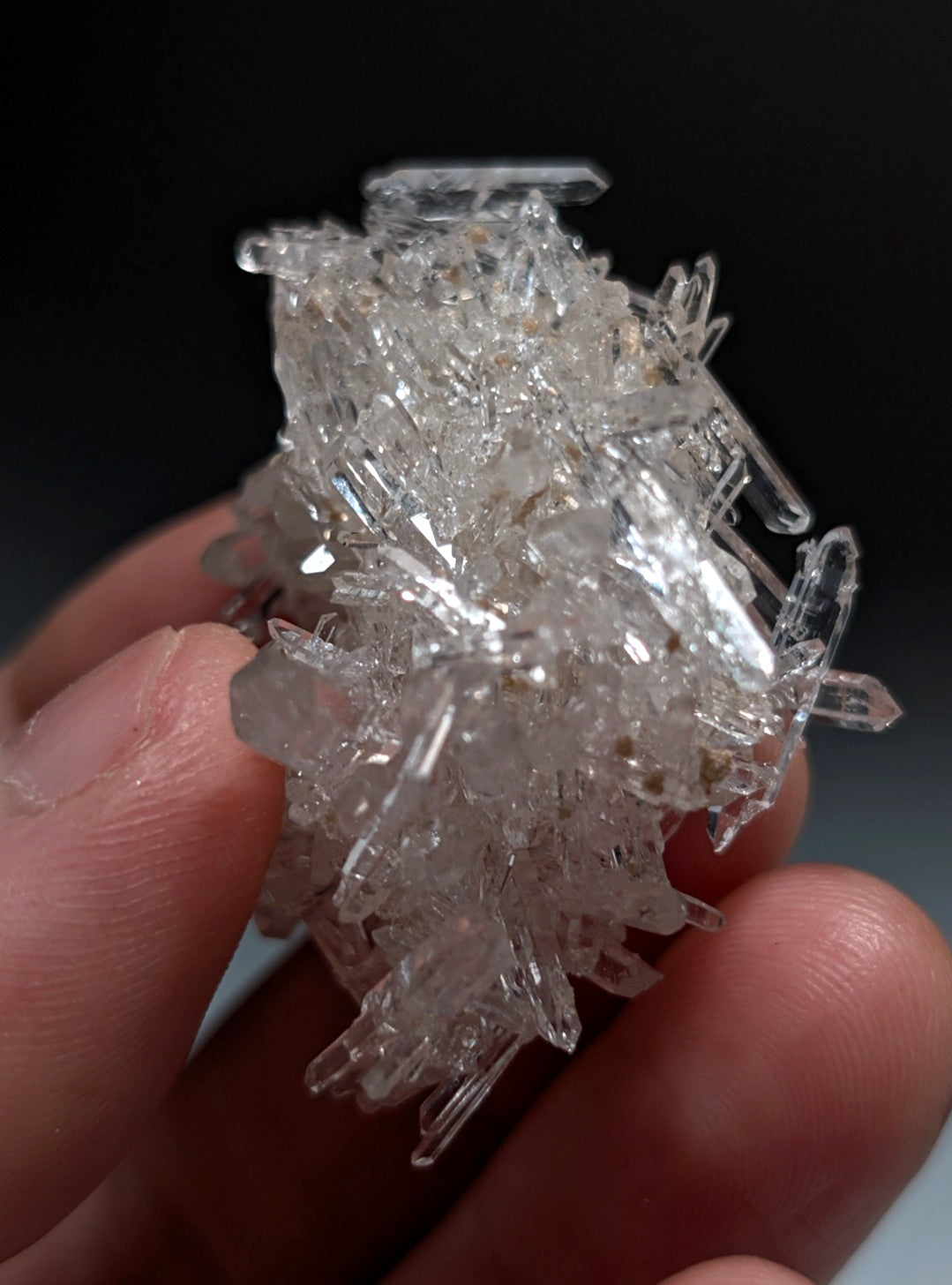 A++ Solution Quartz Burr w/ UV Reactive Cookeite, Jeffrey Quarry, Arkansas, RARE