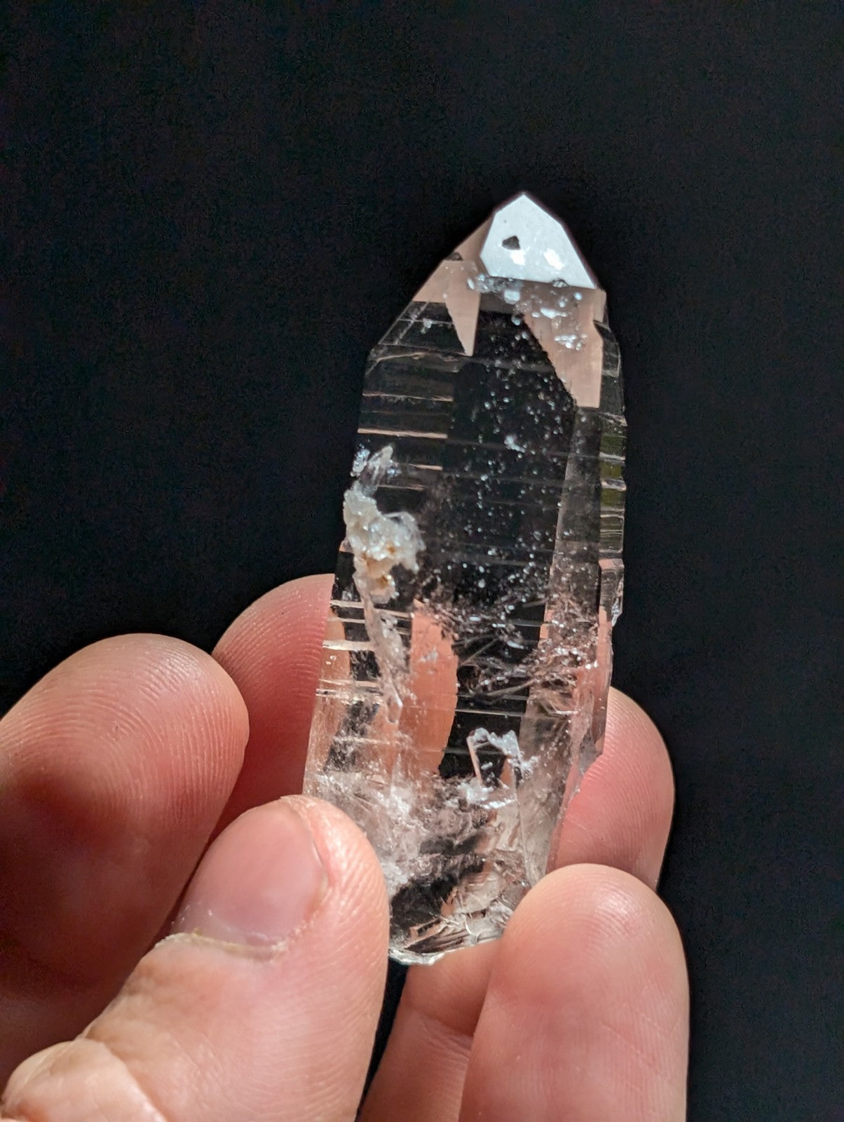 A+++ "Lemurian" Quartz Crystal Point, Garland County, Arkansas, USA, A+