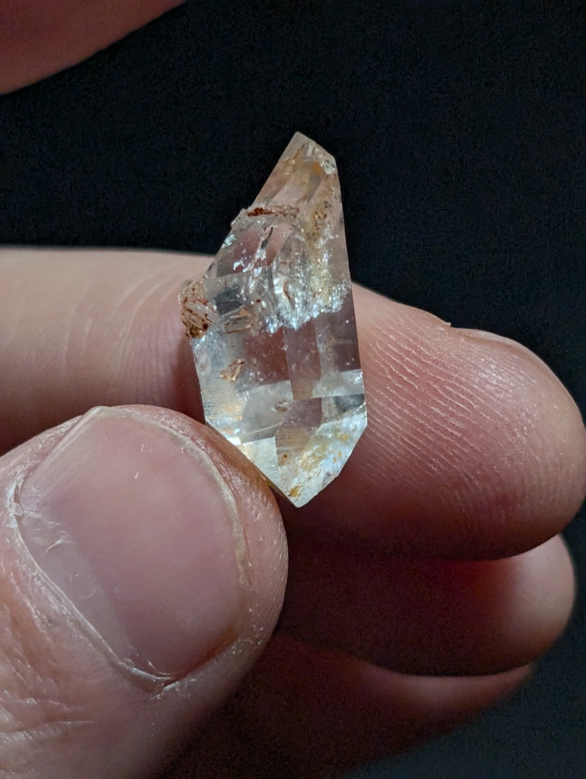 Double Terminated Quartz Point - Montgomery County, Arkansas, ARKIMER