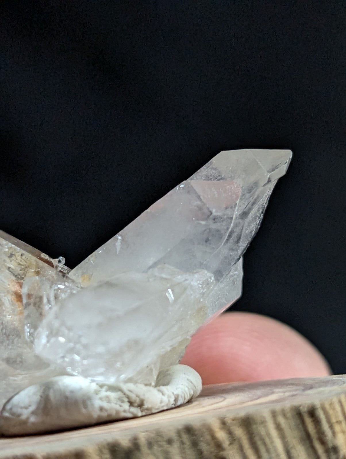 Unique Quartz Crystal Cluster, Old Stock, Montgomery County, Arkansas, w/ base