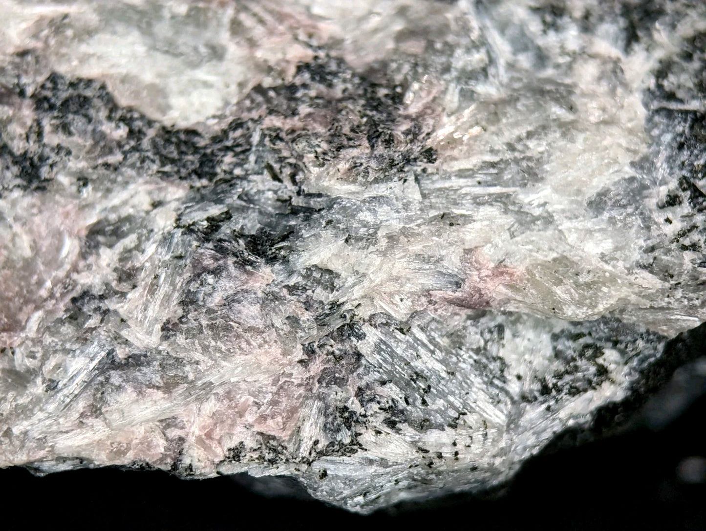 Very Rare Miserite + Wollastonite, Wilson Springs, Garland County, Arkansas, USA