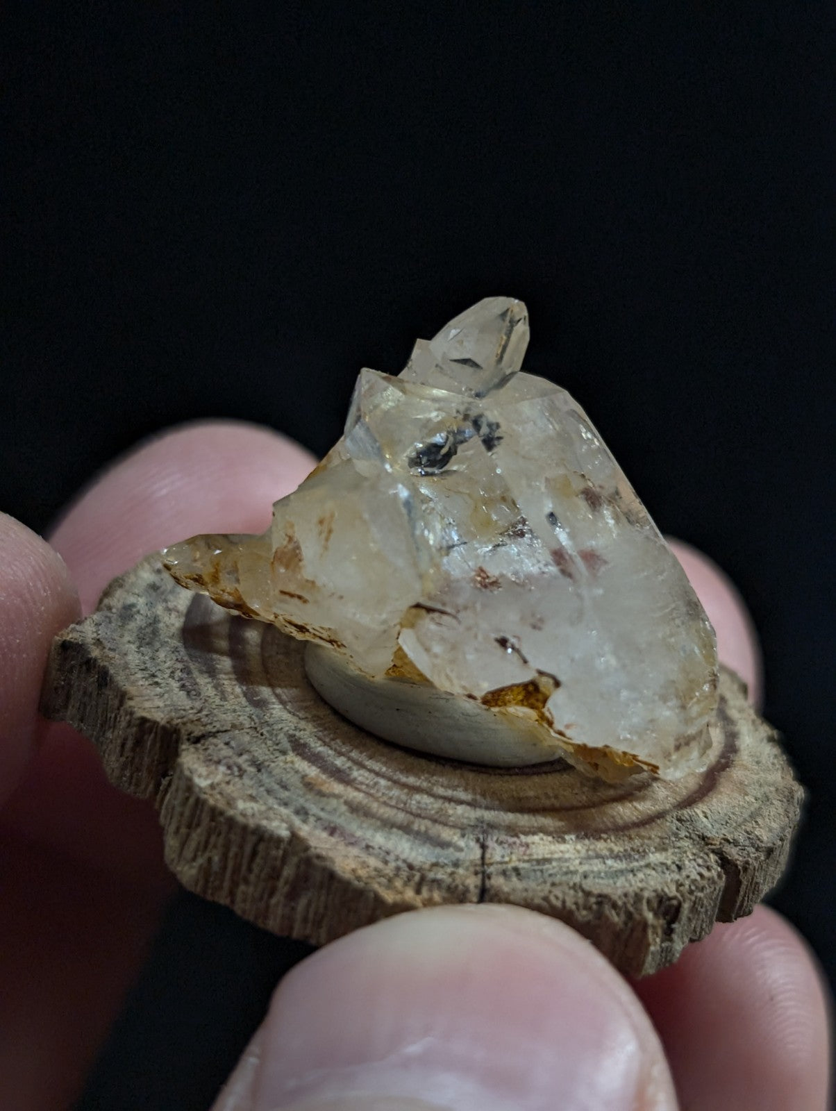 A+ Unique Quartz Crystal Cluster, Montgomery County, Arkansas, w/ base