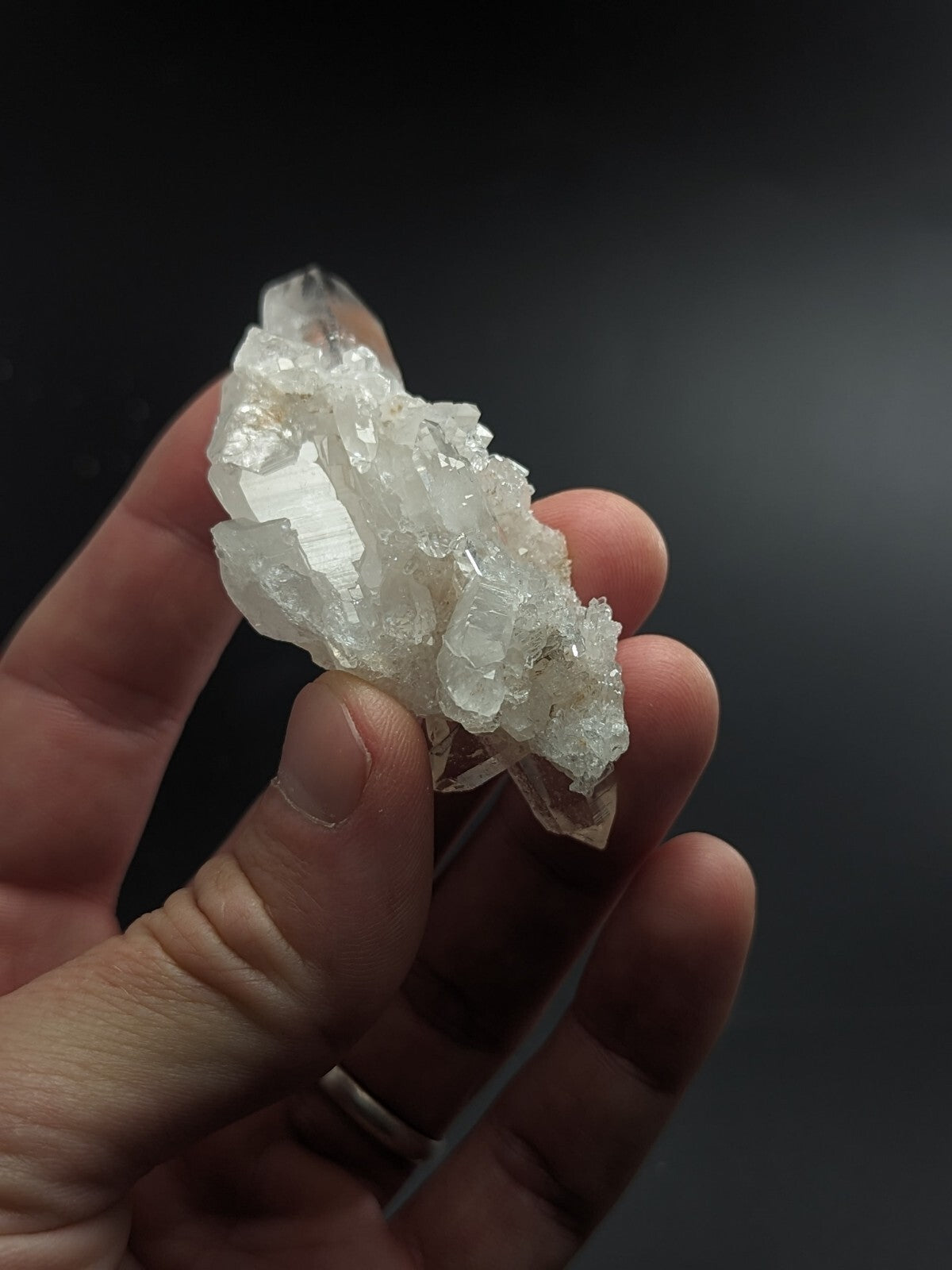 Beautiful Quartz Crystal Cluster, Old Stock, Garland County, Arkansas, ooak