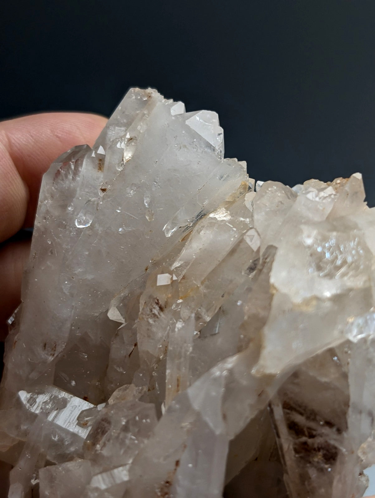 Unique Faden Quartz Crystal Cluster, Montgomery County, Arkansas, USA, A+