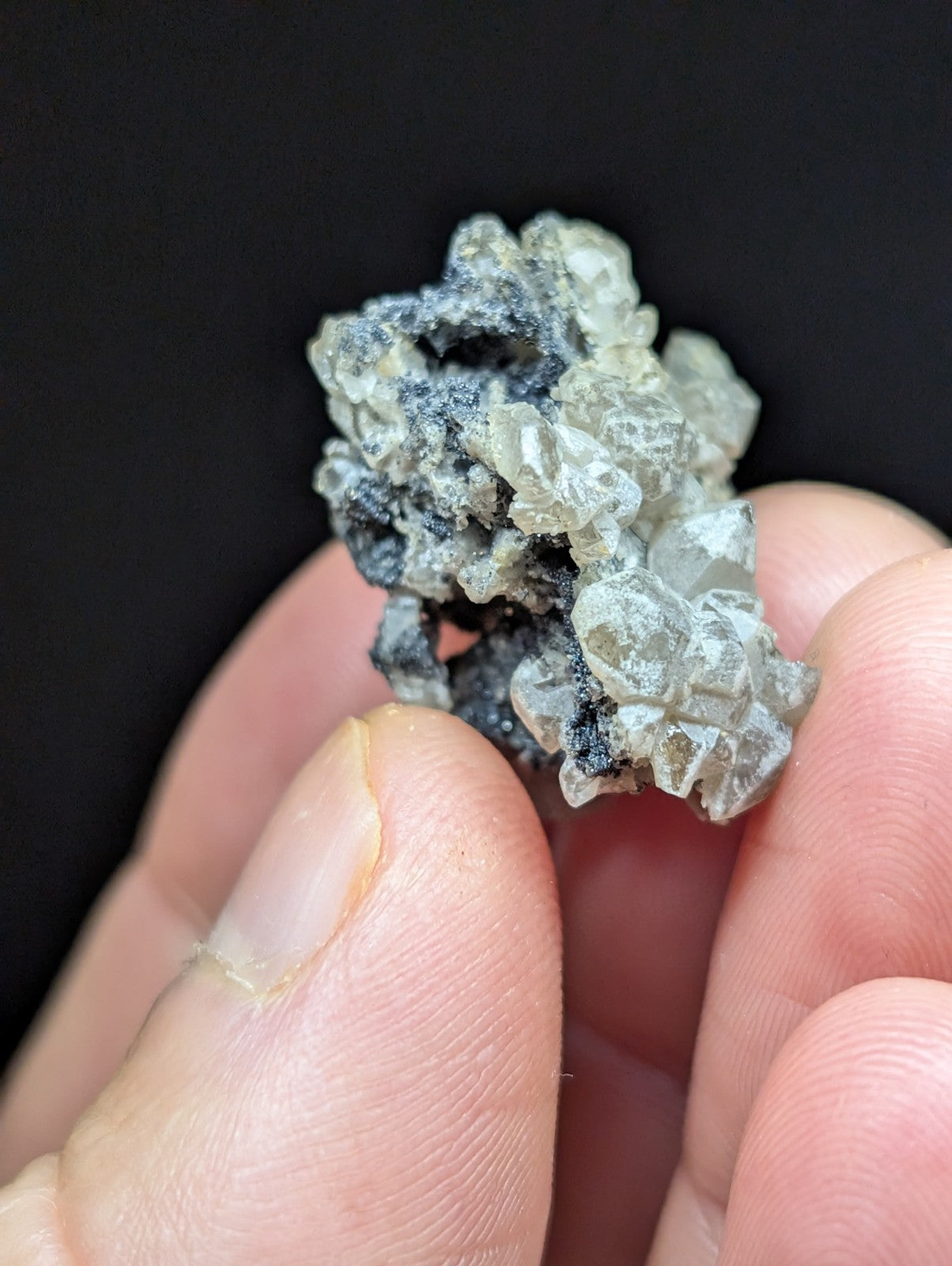 Brookite Crystals on Smoky Quartz, Magnet Cove, Arkansas, USA, A+ Old Stock