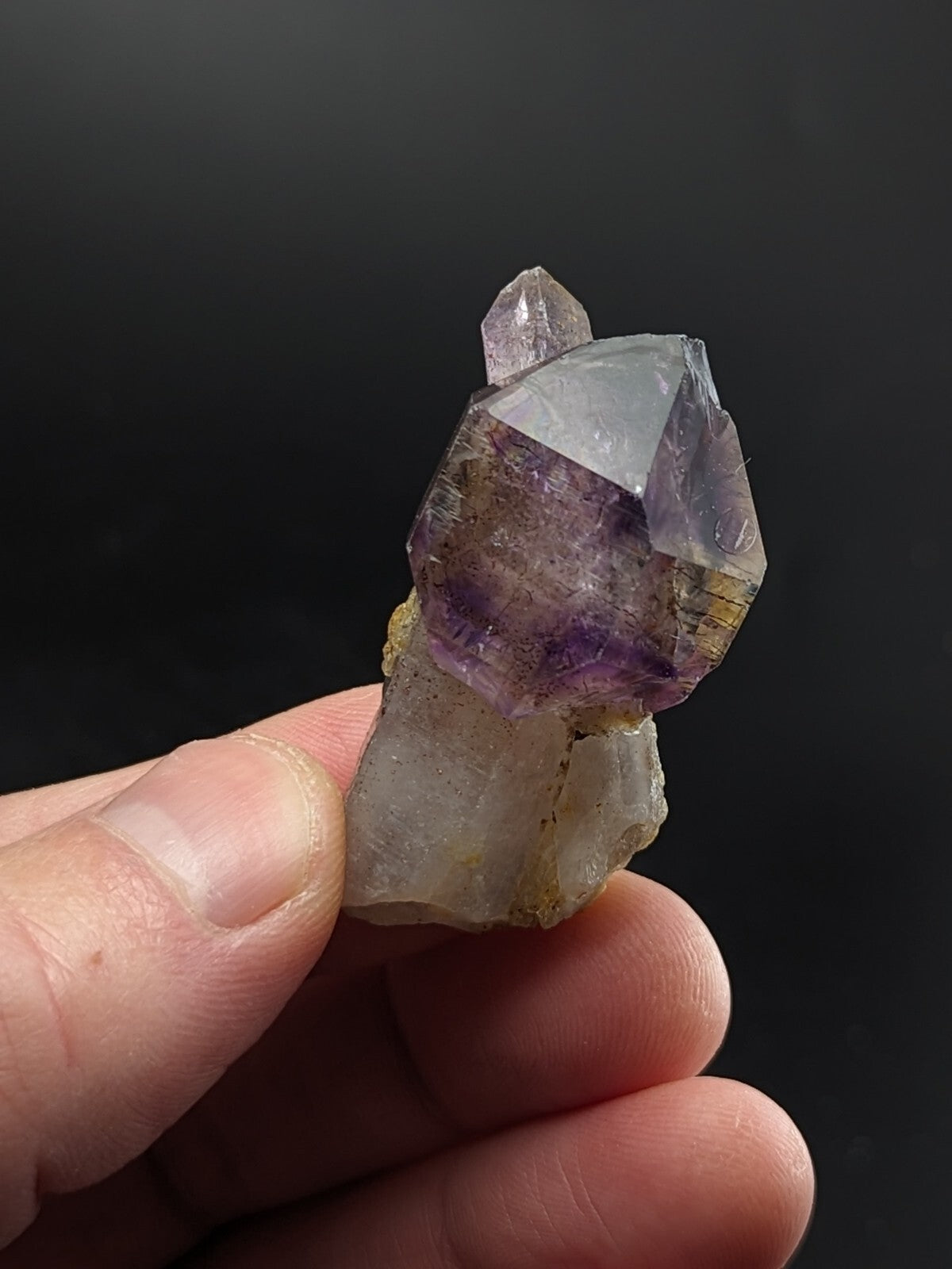 A Very Unique Shangaan Amethyst Scepter Crystal from Chibuku Zimbabwe