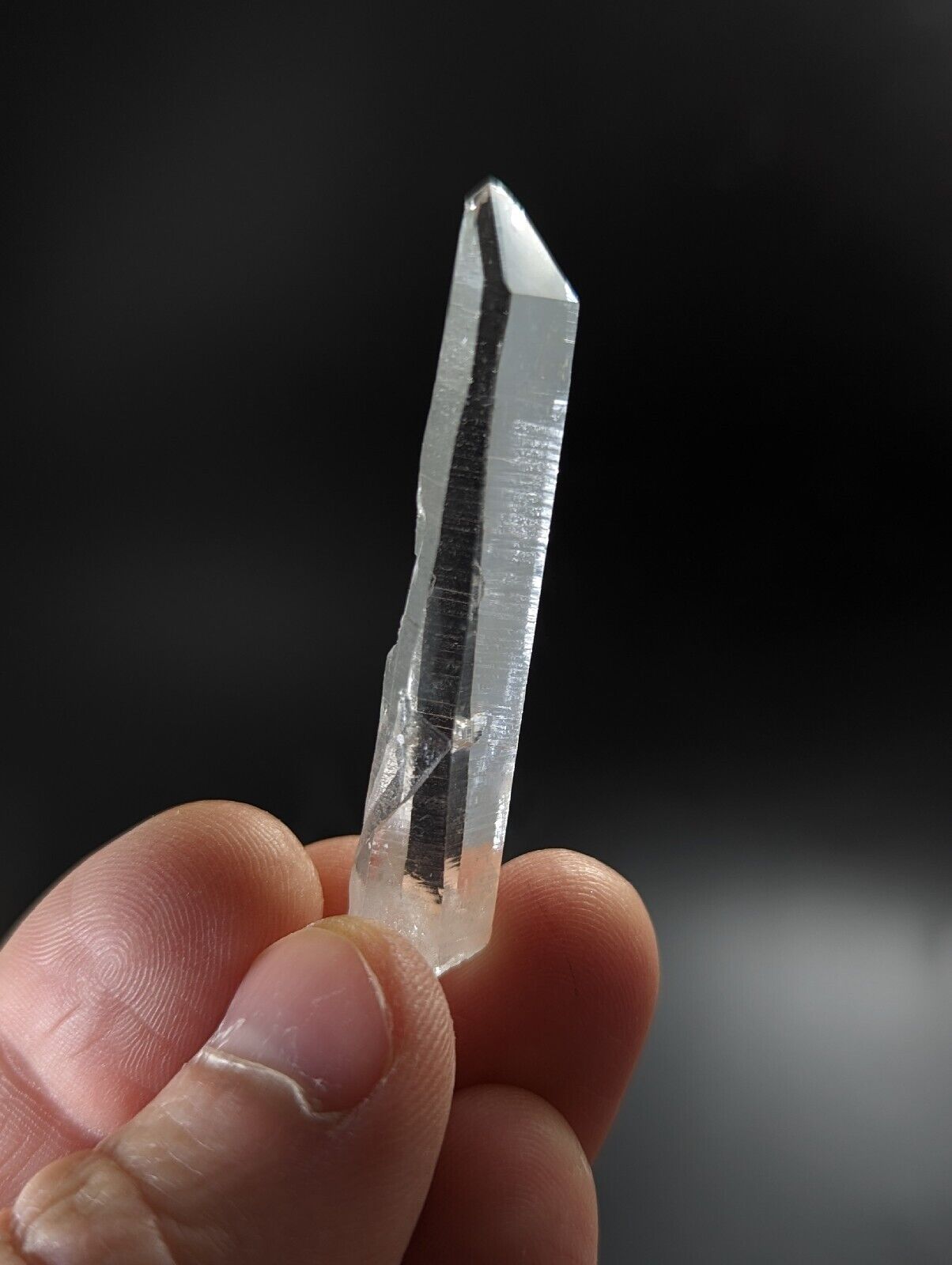 Laser Quartz Crystal Point - Montgomery County, Arkansas, ooak