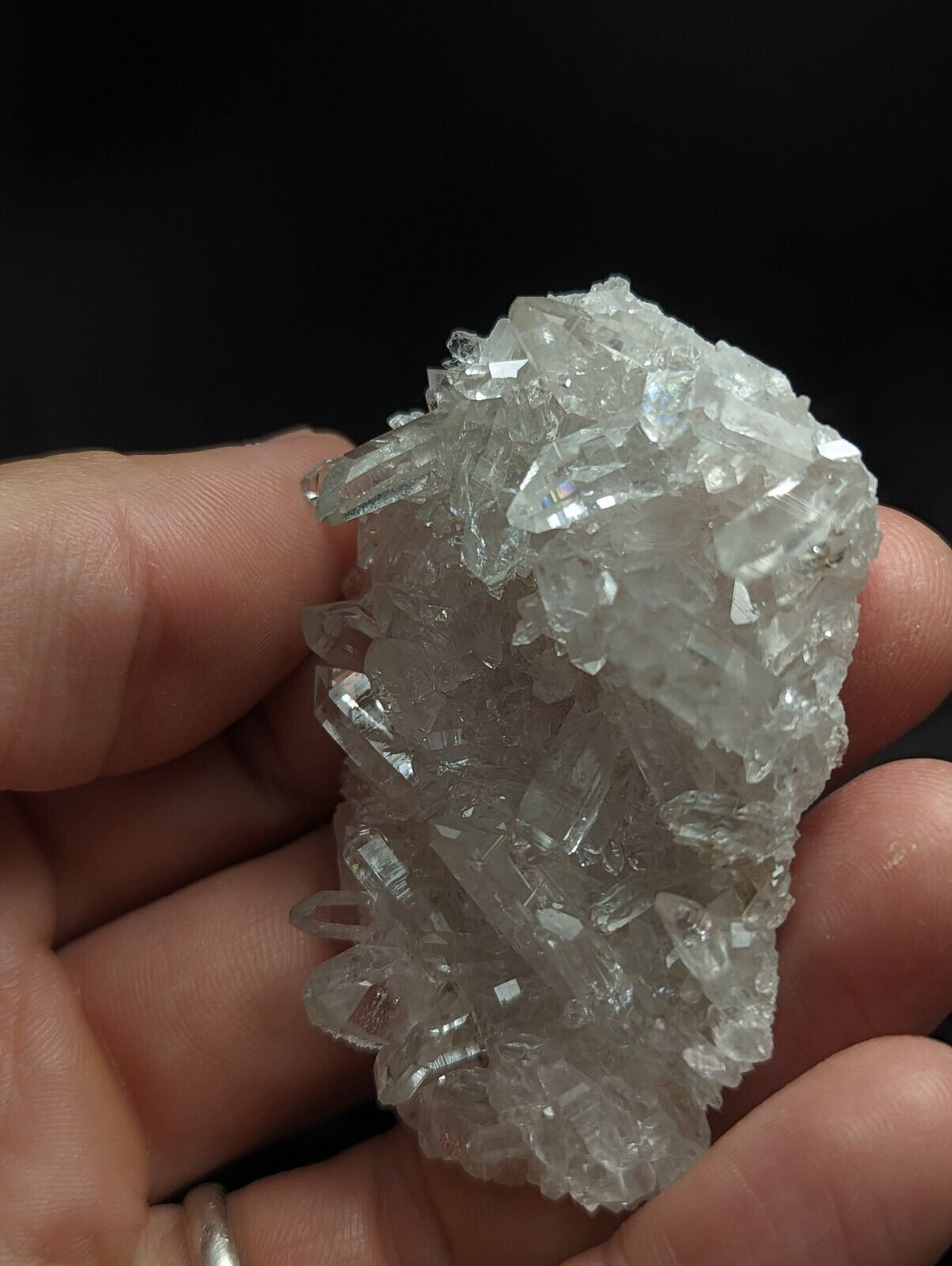 A + Glassback Quartz Crystal Cluster Old Stock Montgomery co Arkansas ooak - Collectibles:Rocks Fossils &