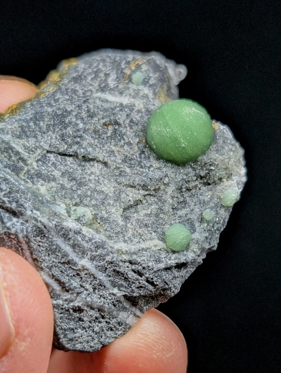 A + Green Wavellite -Old Stock - Mauldin Mountain Arkansas Amazing Specimen - Collectibles:Rocks Fossils &