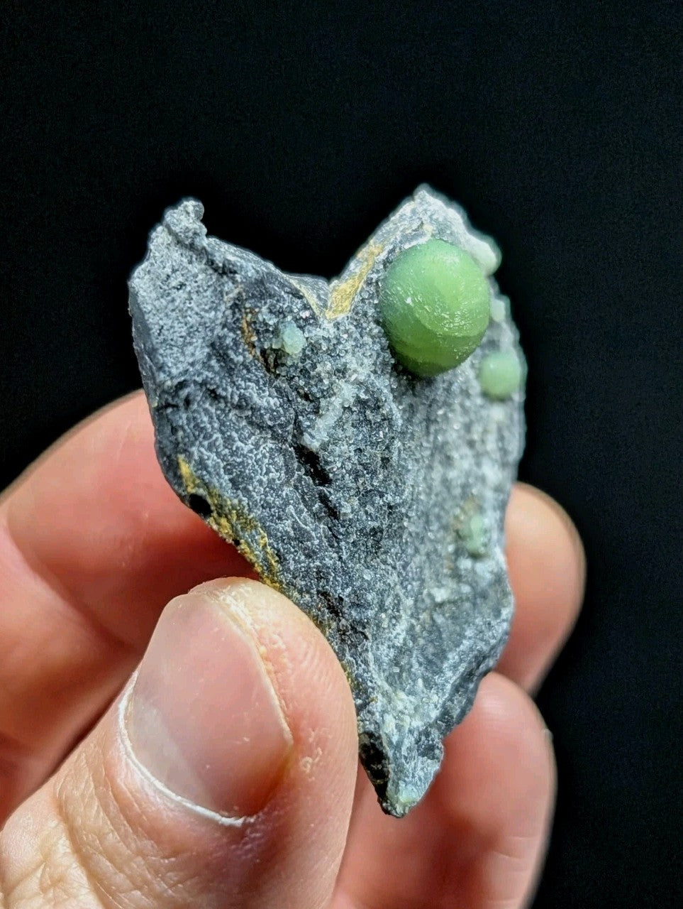 A + Green Wavellite -Old Stock - Mauldin Mountain Arkansas Amazing Specimen - Collectibles:Rocks Fossils &