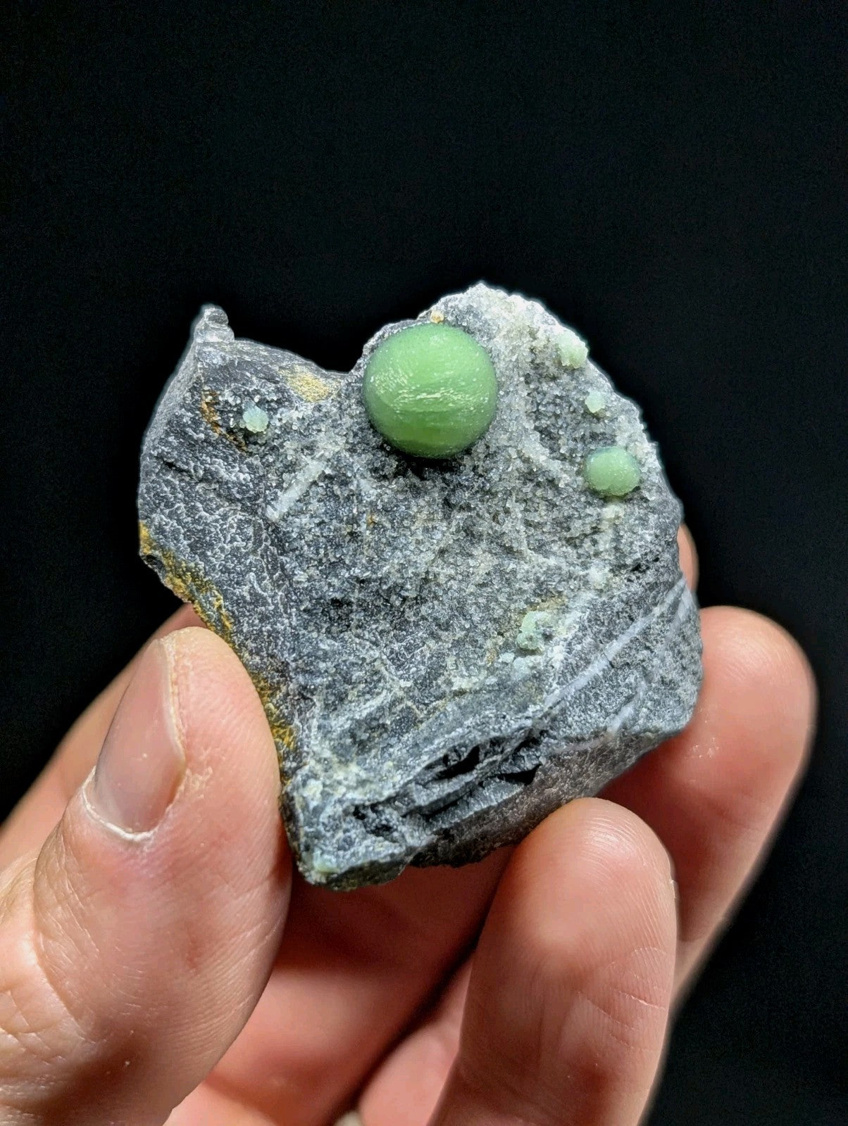 A + Green Wavellite -Old Stock - Mauldin Mountain Arkansas Amazing Specimen - Collectibles:Rocks Fossils &
