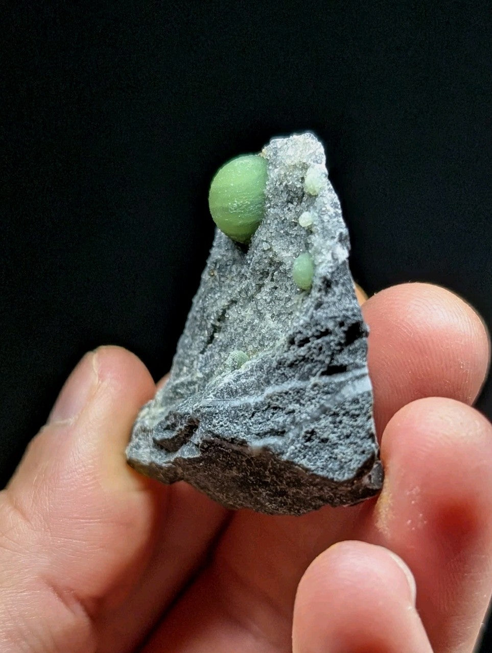 A + Green Wavellite -Old Stock - Mauldin Mountain Arkansas Amazing Specimen - Collectibles:Rocks Fossils &