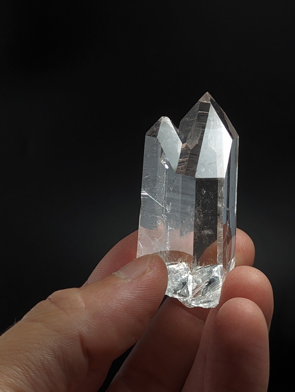 A + Optical Quartz Crystal Amazing Old Stock Garland County Arkansas ooak - Collectibles:Rocks Fossils &