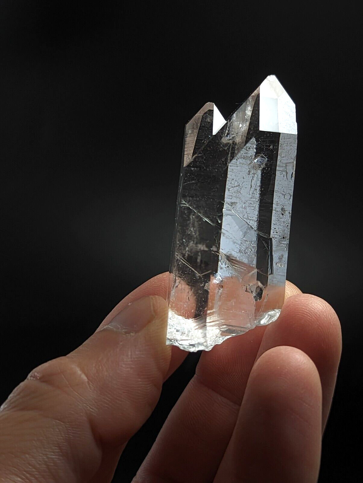 A + Optical Quartz Crystal Amazing Old Stock Garland County Arkansas ooak - Collectibles:Rocks Fossils &