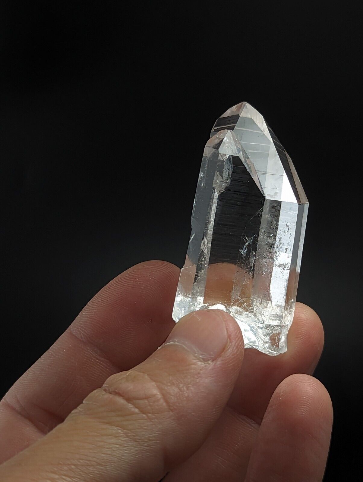 A + Optical Quartz Crystal Amazing Old Stock Garland County Arkansas ooak - Collectibles:Rocks Fossils &