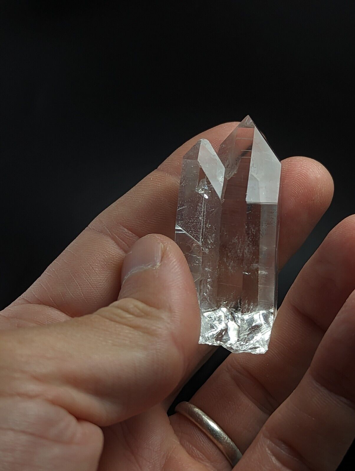 A + Optical Quartz Crystal Amazing Old Stock Garland County Arkansas ooak - Collectibles:Rocks Fossils &