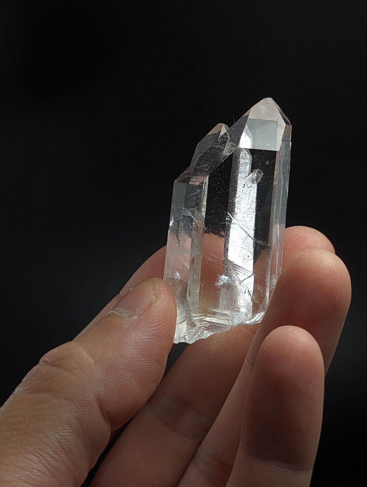 A + Optical Quartz Crystal Amazing Old Stock Garland County Arkansas ooak - Collectibles:Rocks Fossils &