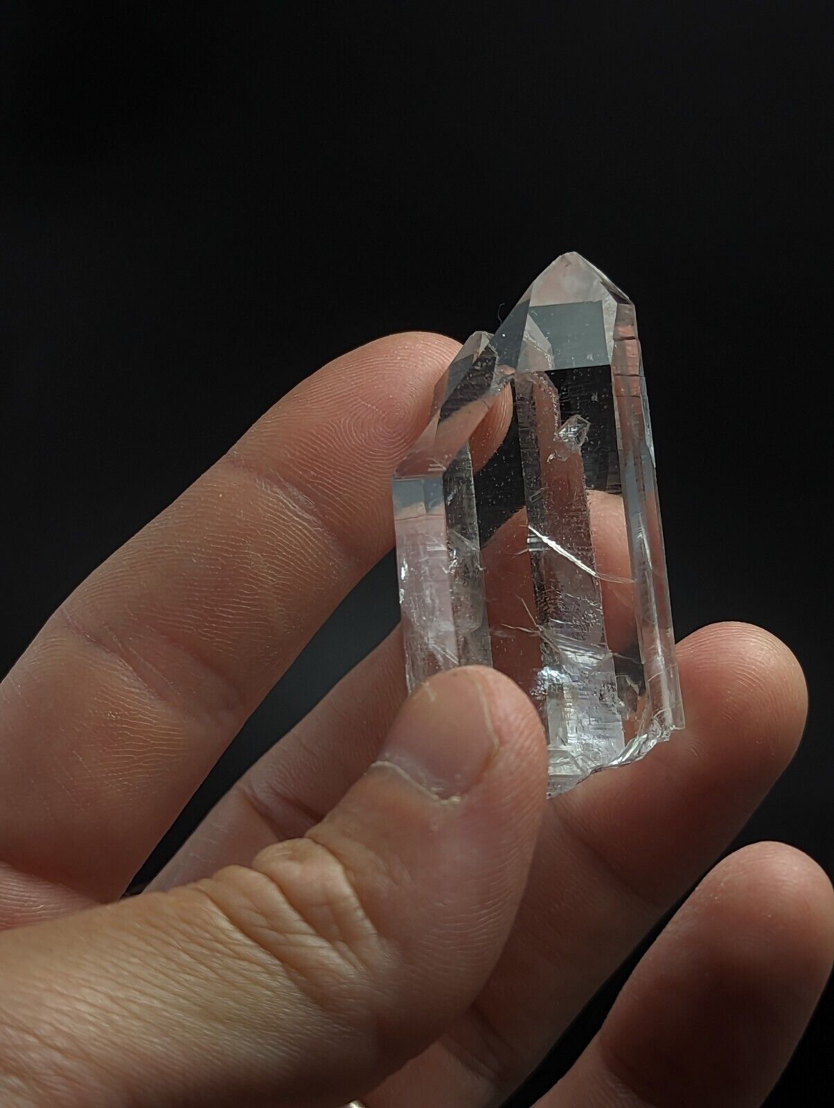 A + Optical Quartz Crystal Amazing Old Stock Garland County Arkansas ooak - Collectibles:Rocks Fossils &