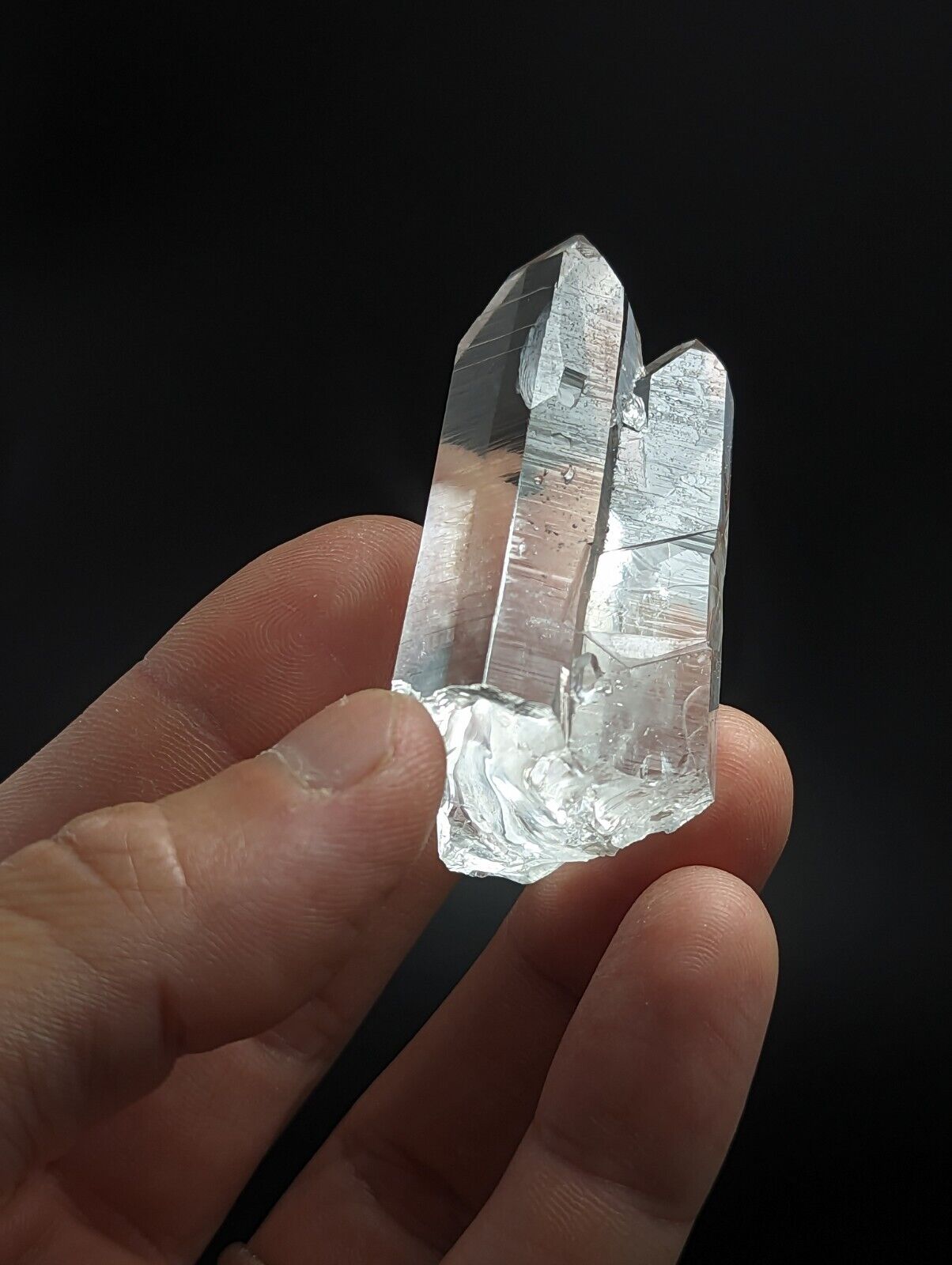 A + Optical Quartz Crystal Amazing Old Stock Garland County Arkansas ooak - Collectibles:Rocks Fossils &
