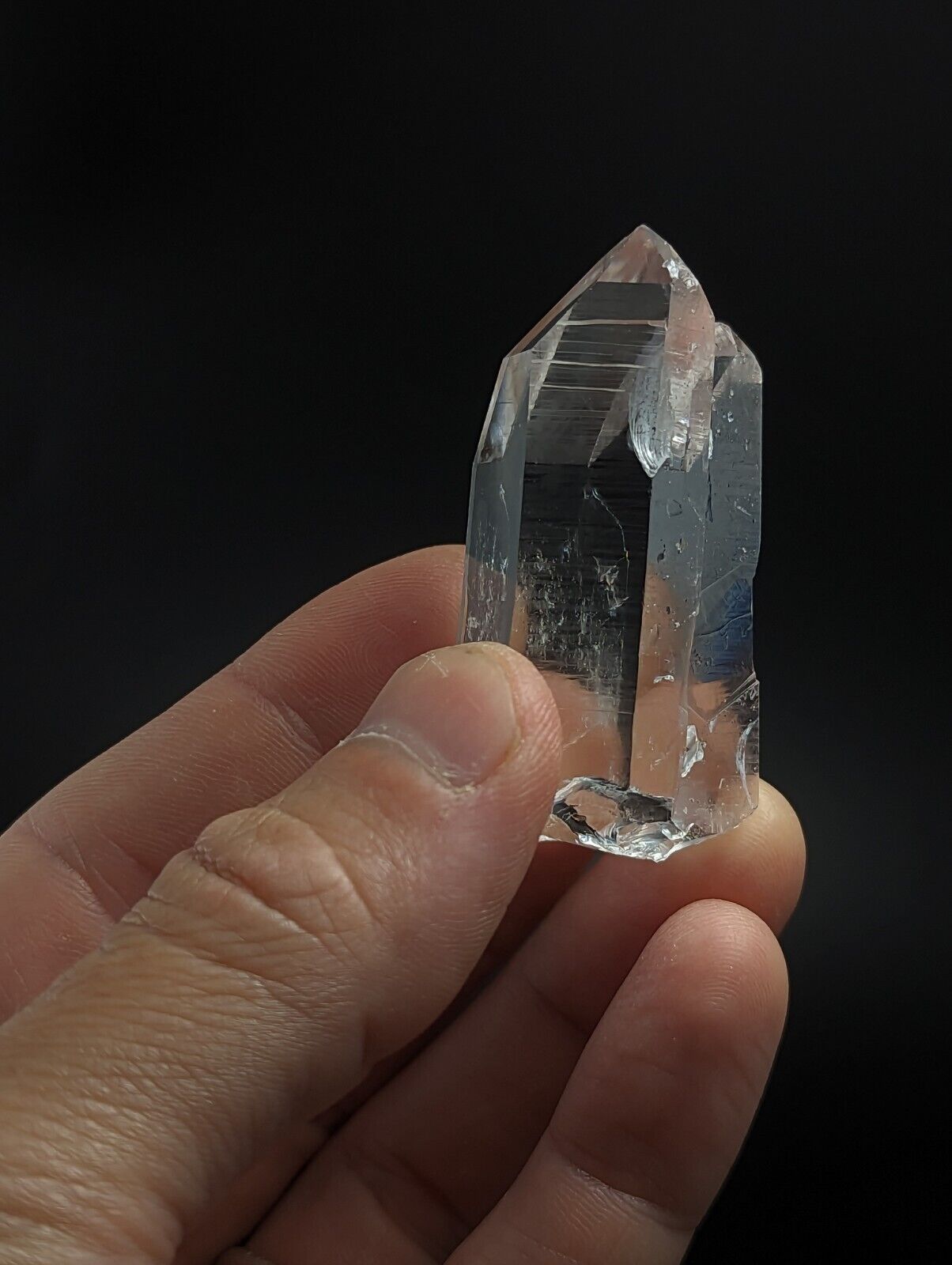 A + Optical Quartz Crystal Amazing Old Stock Garland County Arkansas ooak - Collectibles:Rocks Fossils &