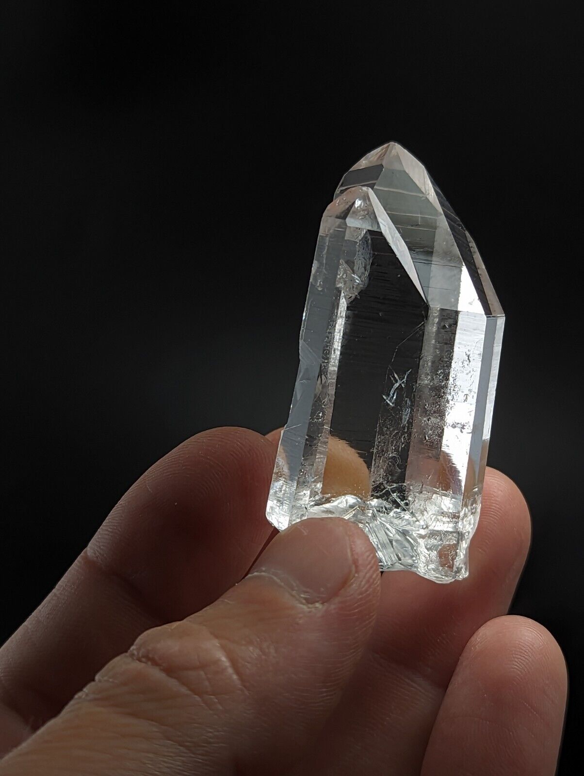 A + Optical Quartz Crystal Amazing Old Stock Garland County Arkansas ooak - Collectibles:Rocks Fossils &