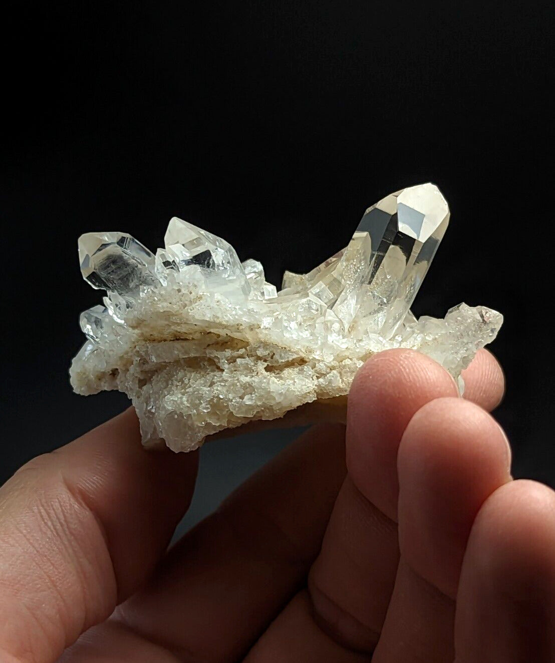 A + Quartz Crystal Cluster Amazing Old Stock Garland County Arkansas ooak - Collectibles:Rocks Fossils &