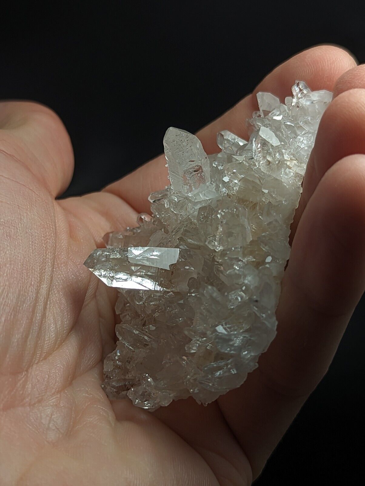 A + Quartz Crystal Cluster Amazing Old Stock Montgomery County Arkansas ooak - Collectibles:Rocks Fossils &