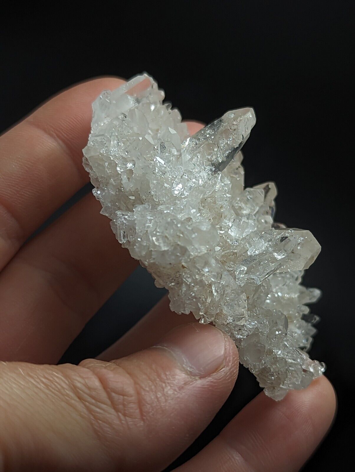 A + Quartz Crystal Cluster Amazing Old Stock Montgomery County Arkansas ooak - Collectibles:Rocks Fossils &