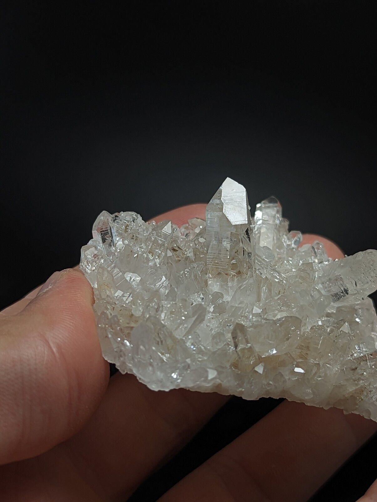 A + Quartz Crystal Cluster Amazing Old Stock Montgomery County Arkansas ooak - Collectibles:Rocks Fossils &
