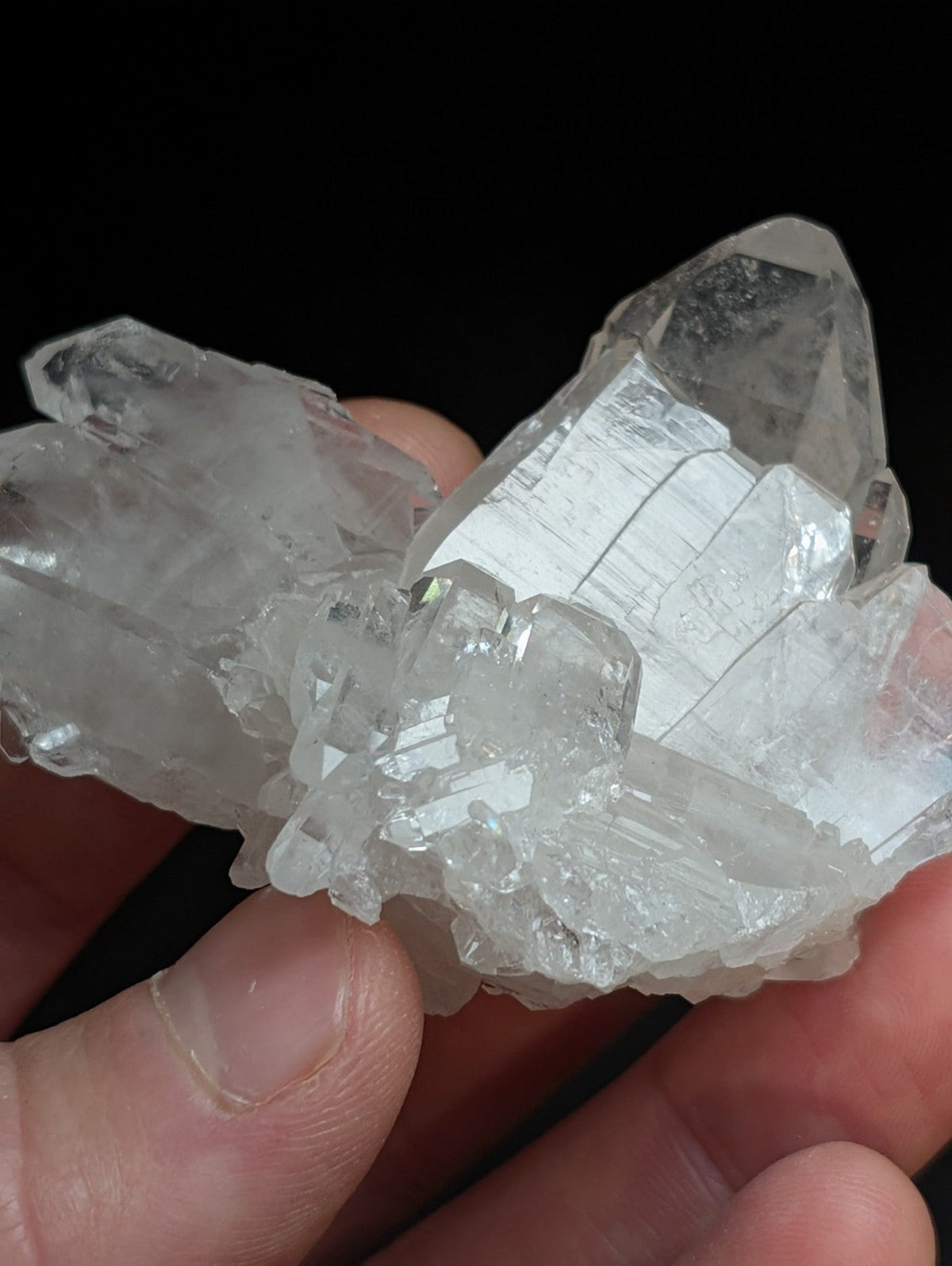 A + Quartz Crystal Cluster Amazing Old Stock Montgomery County Arkansas ooak - Collectibles:Rocks Fossils &