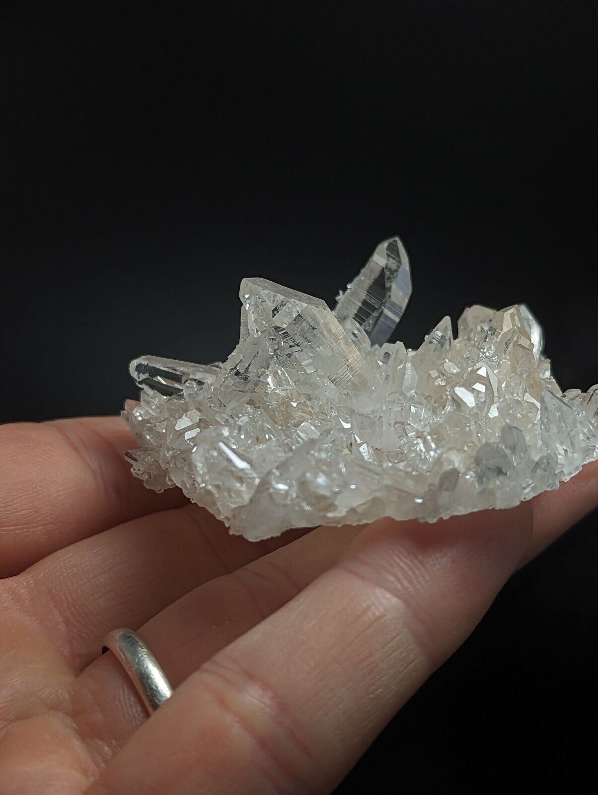 A + Quartz Crystal Cluster Amazing Old Stock Montgomery County Arkansas ooak - Collectibles:Rocks Fossils &