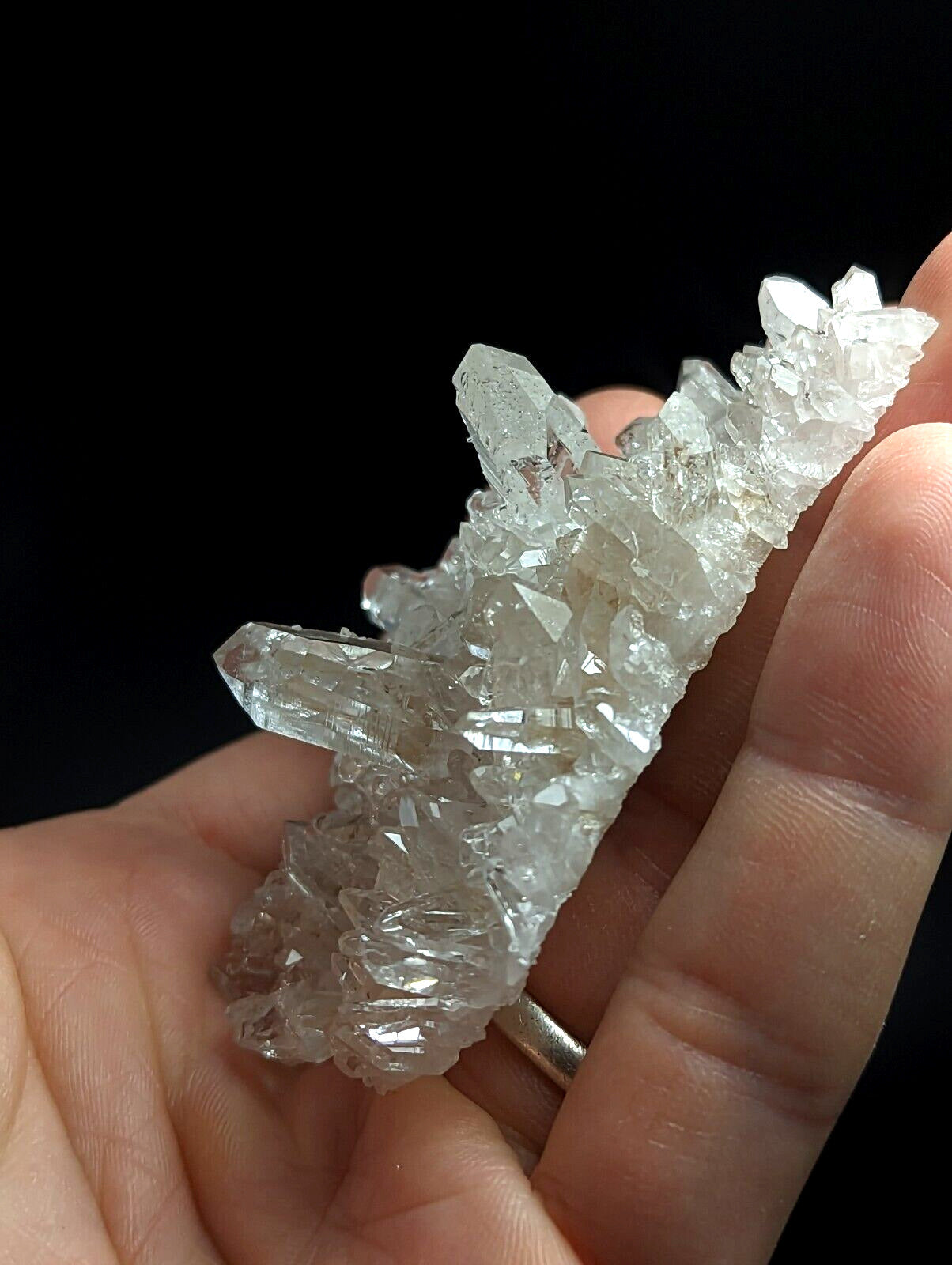 A + Quartz Crystal Cluster Amazing Old Stock Montgomery County Arkansas ooak - Collectibles:Rocks Fossils &