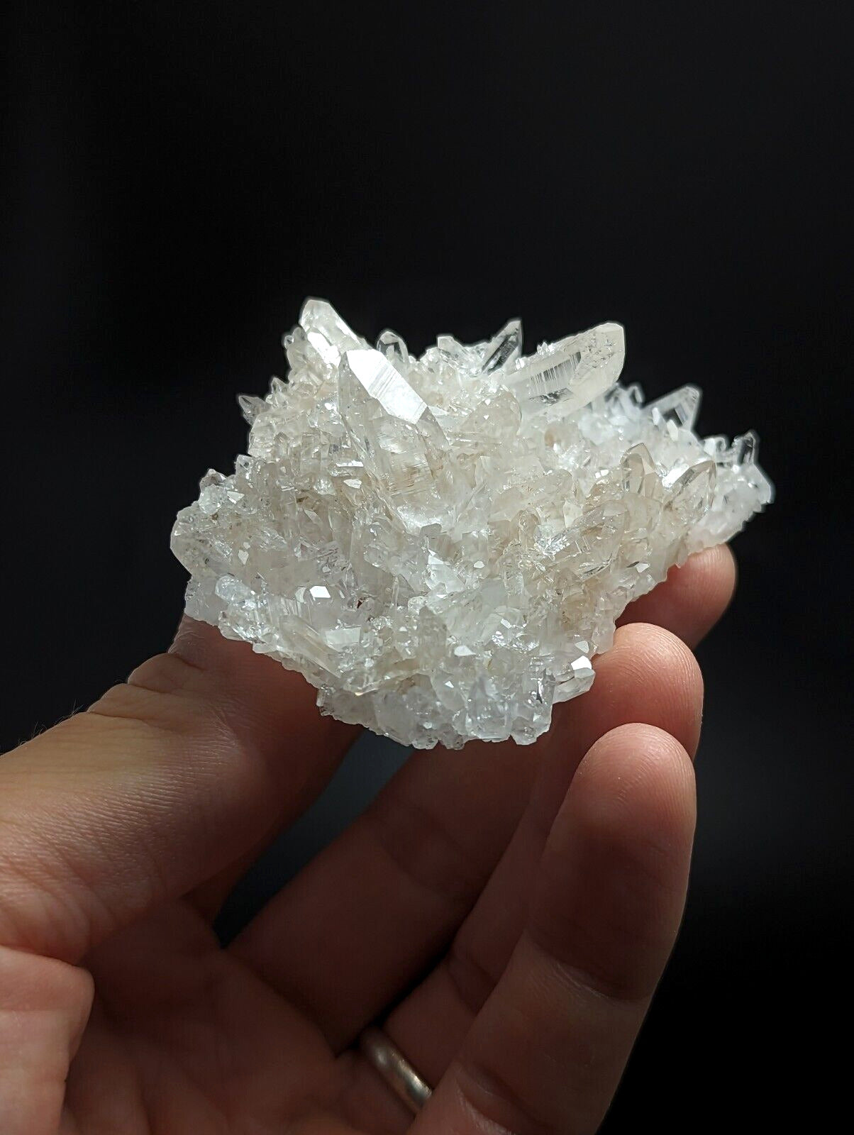 A + Quartz Crystal Cluster Amazing Old Stock Montgomery County Arkansas ooak - Collectibles:Rocks Fossils &