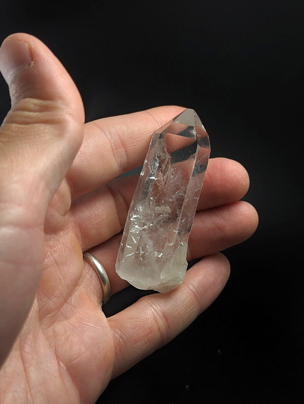 A + Quartz Crystal Point Amazing Old Stock Garland County Arkansas ooak - Collectibles:Rocks Fossils &