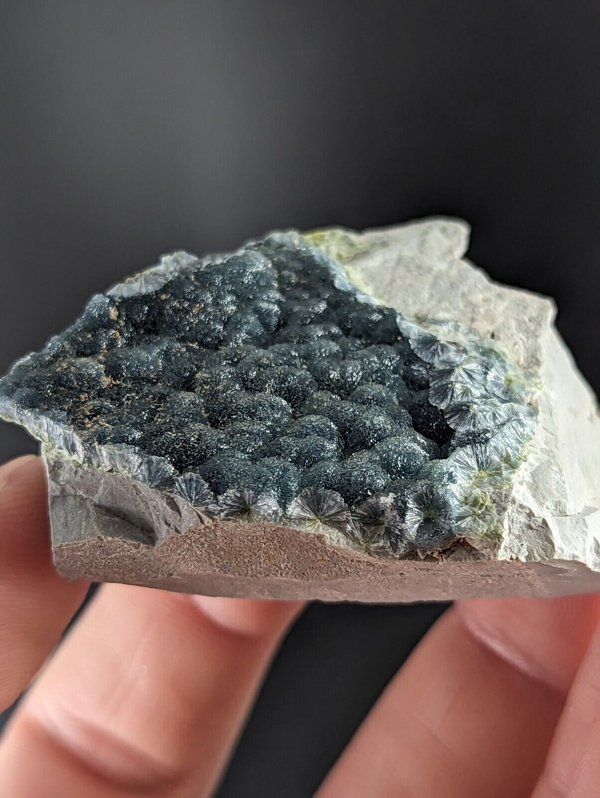 A + Wavellite - Old Stock - Delinde / Schmitt mine - Garland County Arkansas - Collectibles:Rocks Fossils &