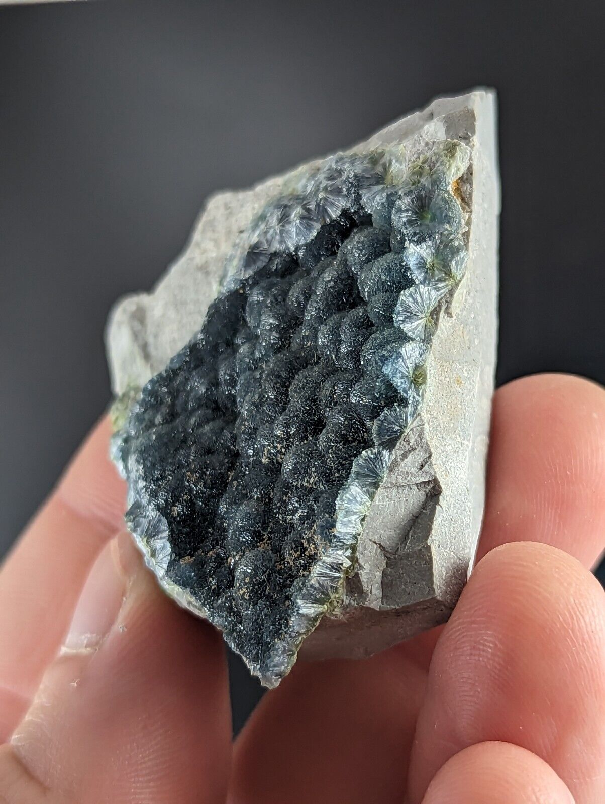 A + Wavellite - Old Stock - Delinde / Schmitt mine - Garland County Arkansas - Collectibles:Rocks Fossils &