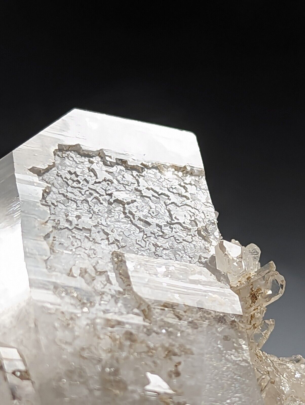 Adularia Phantom Quartz Crystal Cluster from Hamilton Hill Arkansas Old Stock - Collectibles:Rocks Fossils &