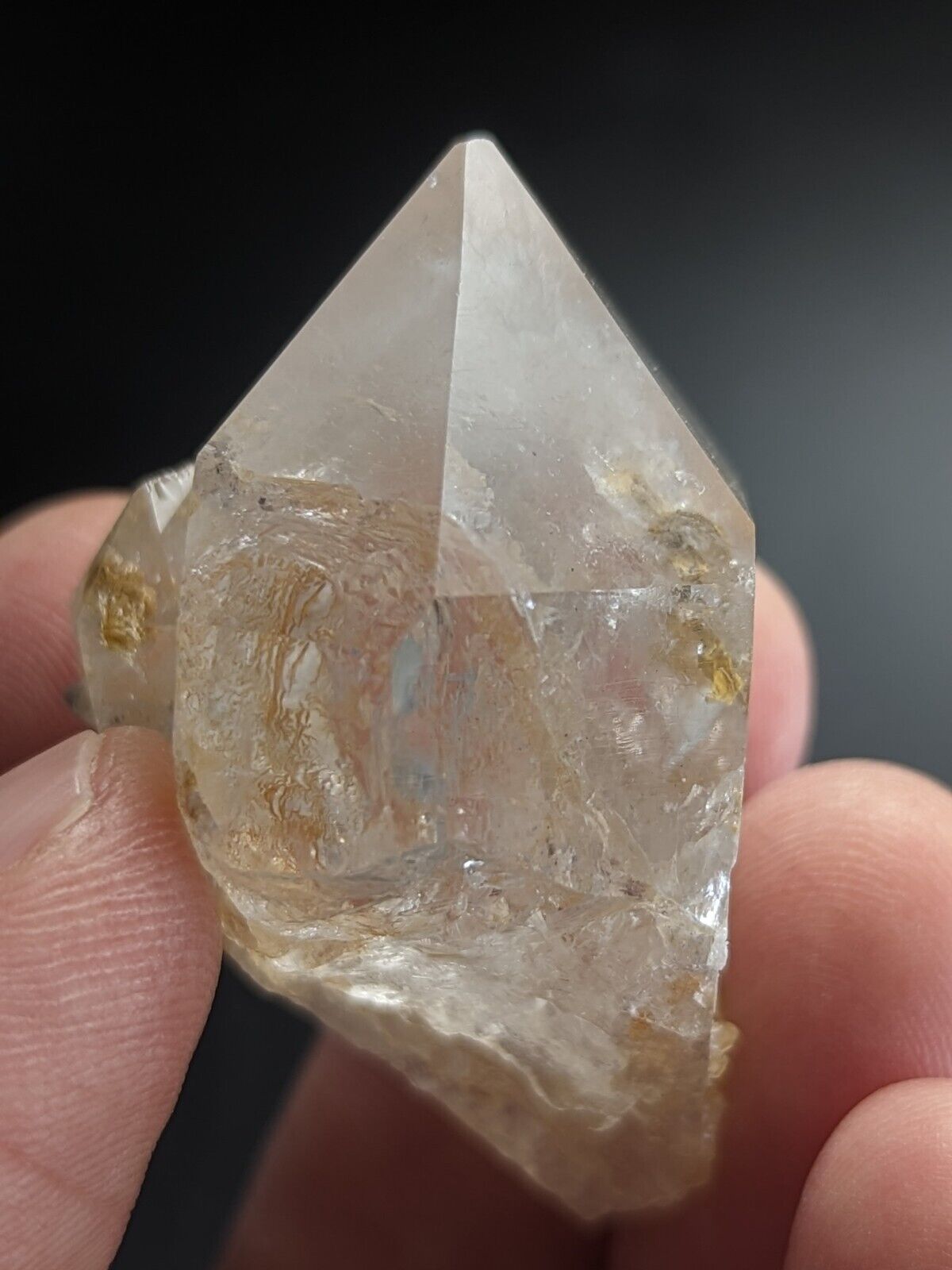 Adularia Phantom Quartz Crystal from Hamilton Hill Arkansas Old Stock - Collectibles:Rocks Fossils & Minerals:Crystals