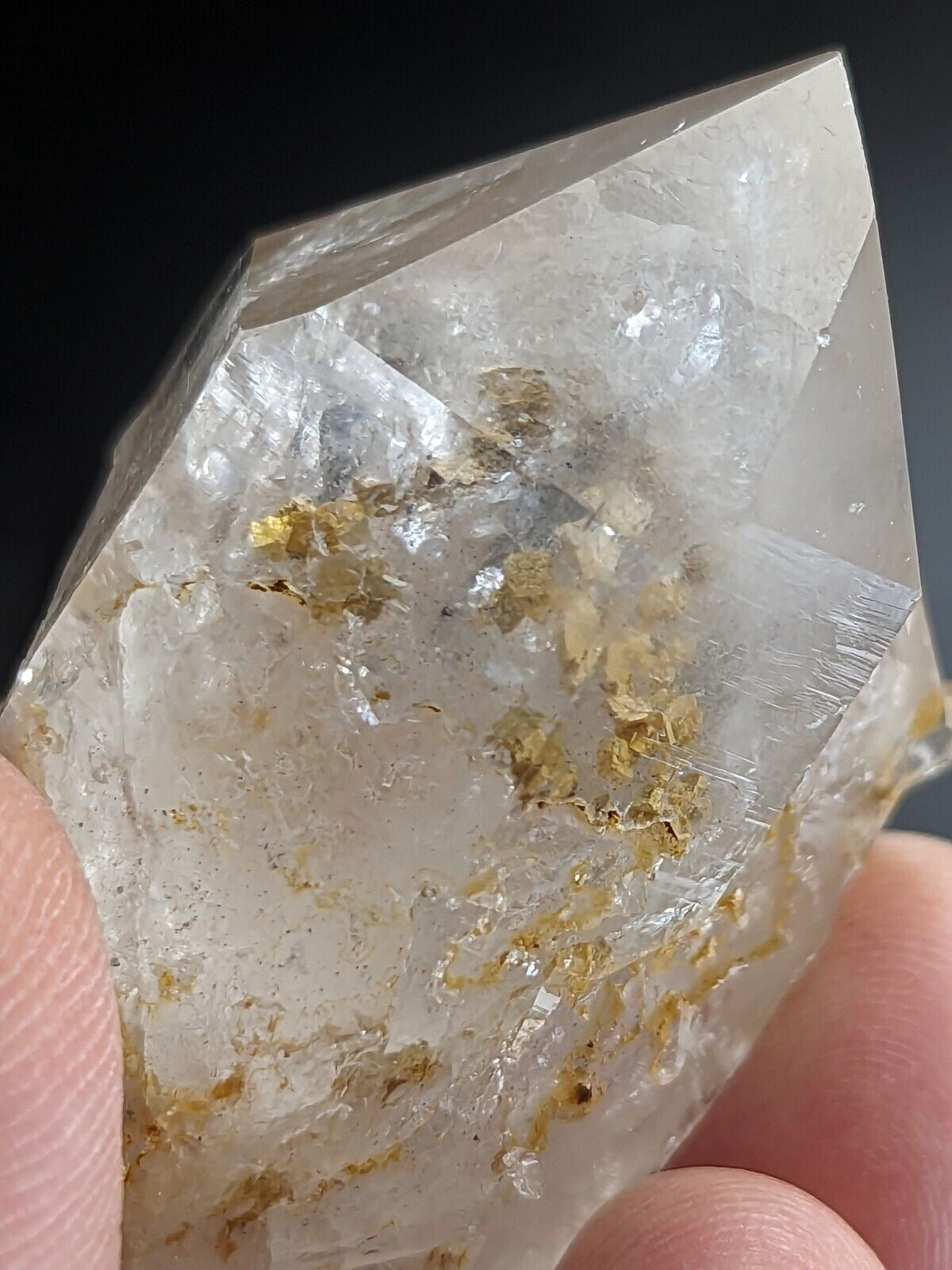 Adularia Phantom Quartz Crystal from Hamilton Hill Arkansas Old Stock - Collectibles:Rocks Fossils & Minerals:Crystals