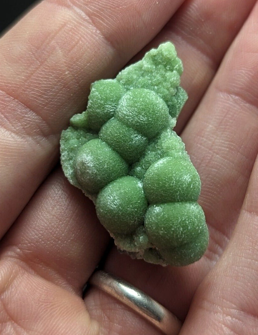 Amazing Green Wavellite - Vibrant Old Stock - Mauldin Mountain Arkansas ooak - Collectibles:Rocks Fossils &