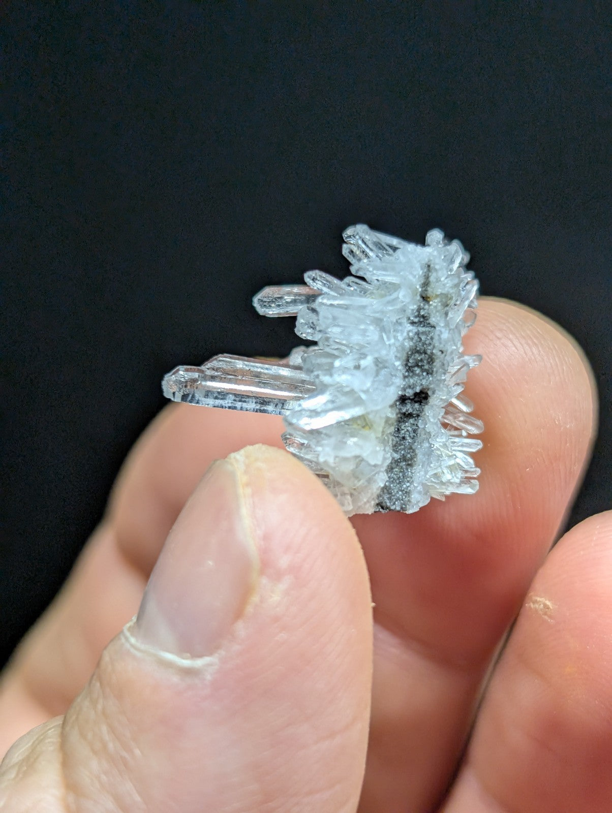 Amazing Jeffrey Quarry Quartz Crystal Cluster Rare Old Stock Arkansas USA - Collectibles:Rocks Fossils &