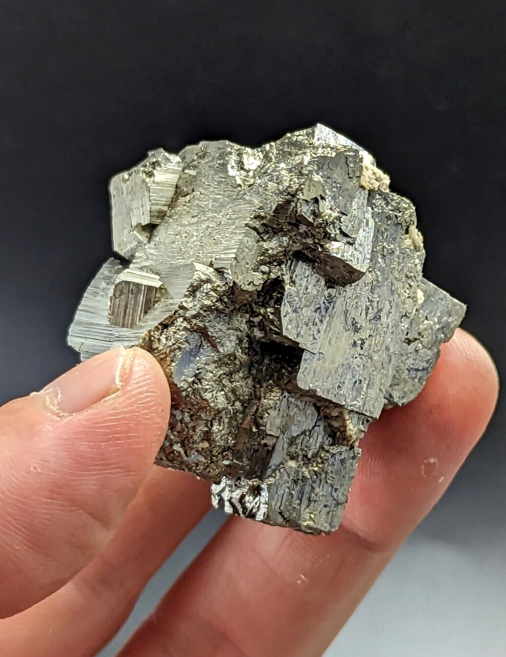 Amazing Pyrite with Albite + Molybdenum Magnet Cove Arkansas Old Stock - Collectibles:Rocks Fossils & Minerals:Crystals