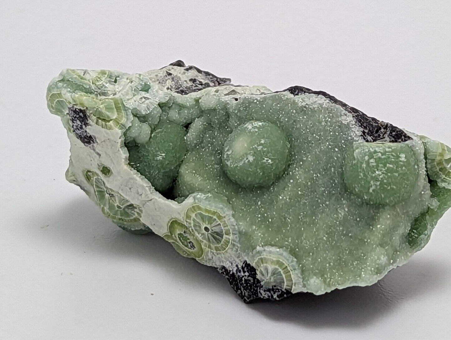 Amazing Wavellite -Fantastic 1990s Old Stock - Mauldin Mountain Arkansas Green - Collectibles:Rocks Fossils &