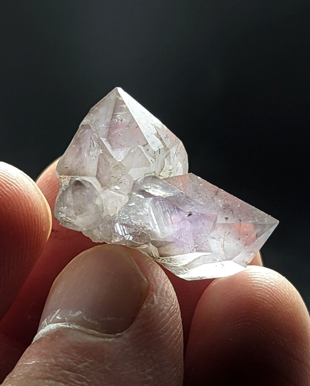 Amethyst w/ inclusions - Cabarrus County North Carolina USA Rare find - Collectibles:Rocks Fossils & Minerals:Crystals
